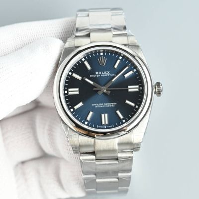 HP Factory Rolex Oyster Perpetual 3230 Movement 41mm Waterproof 100m Dark Blue Dial Watch